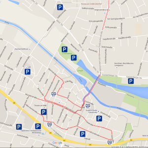 Rosenmontagsumzug-Parkplätze - WCs